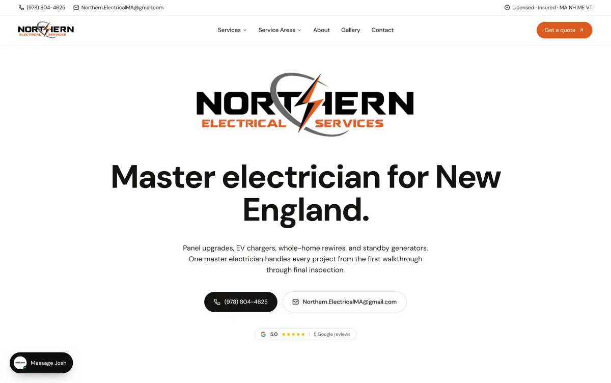 Northern Electrical home page