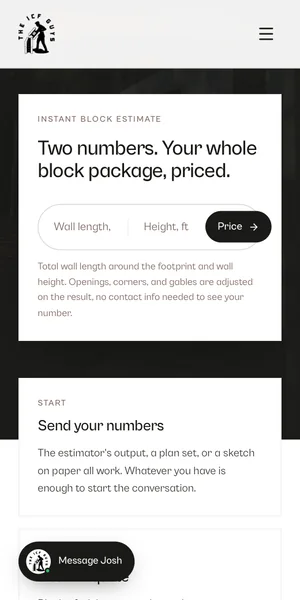 A recording of the block estimator on the ICF Guys site